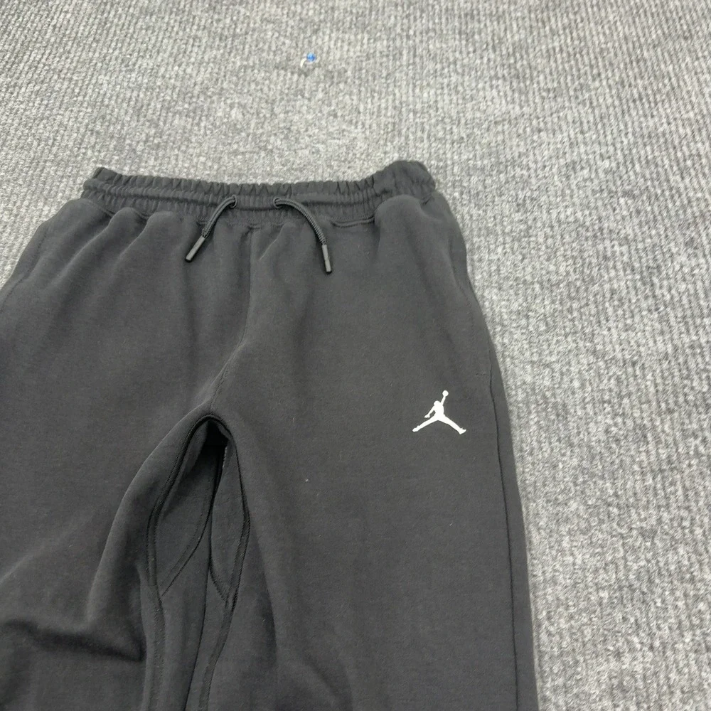 Jordan Sweatpants Boys M Black‎ Cotton Polyester Jumpman Logo Joggers Sport